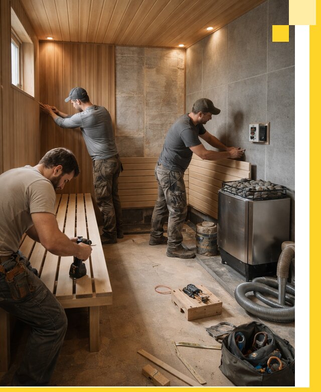 Сауны под ключ в Шадринске, проектирование, строительство, отделка