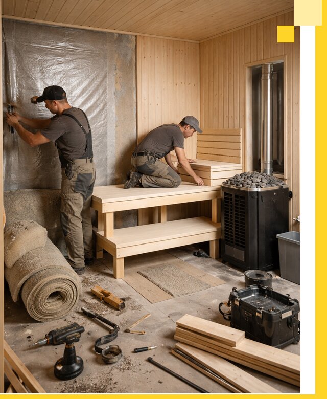 Проекты саун под ключ в Шадринске дизайн и строительство