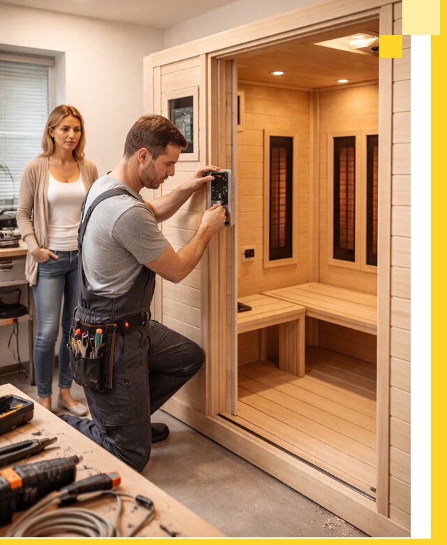 Инфракрасные сауны под ключ в Шадринске продажа и установка