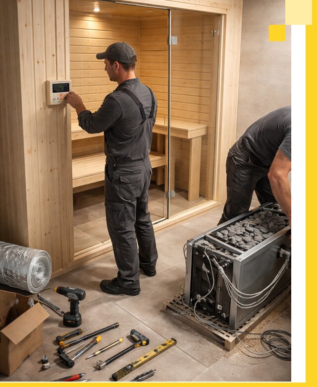 Поставка, установка и монтаж электрических саун в Шадринске