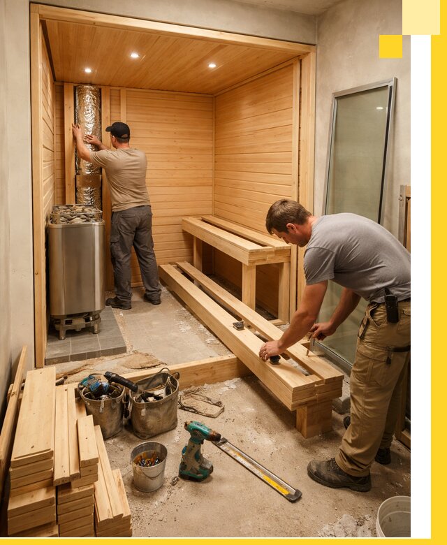 Проектирование и установка домашних саун под ключ в Шадринске