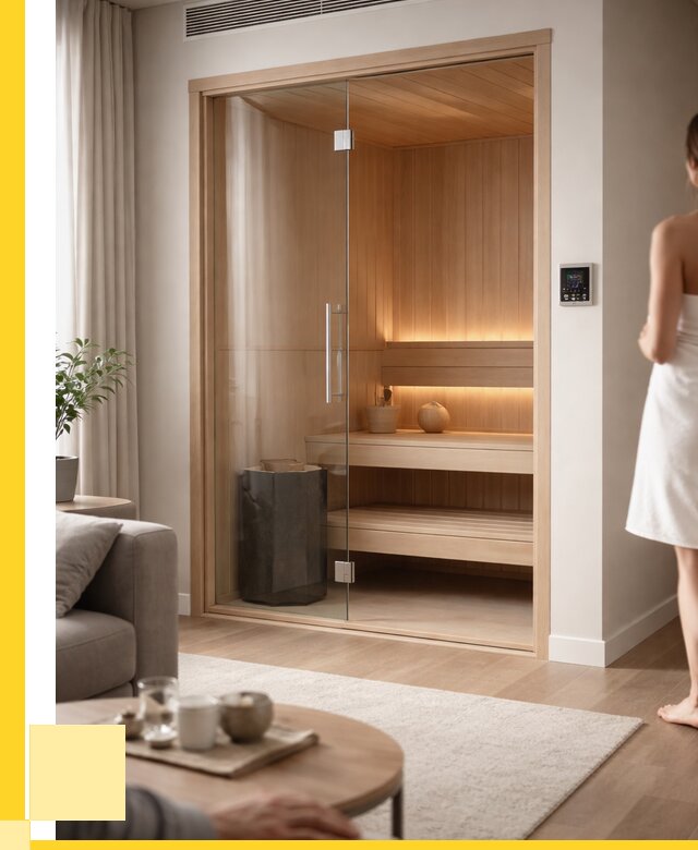 Сауна в квартире под ключ в Шадринске от 124092 р. ЭриданШдр