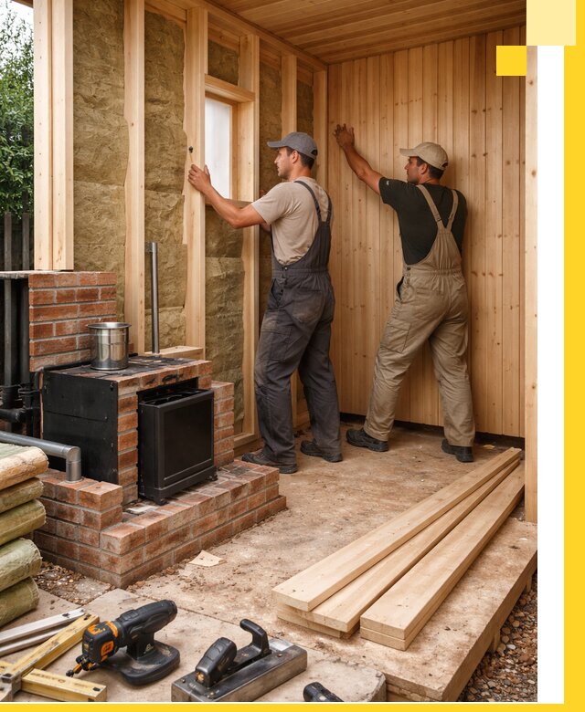 Строительство и установка дачных саун под ключ в Шадринске