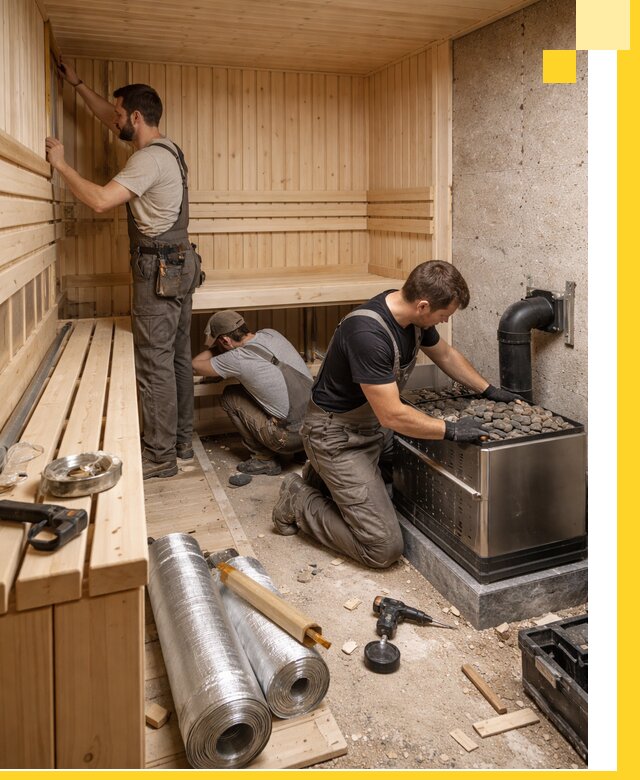 Индивидуальные сауны на заказ в Шадринске под ключ, проект и монтаж