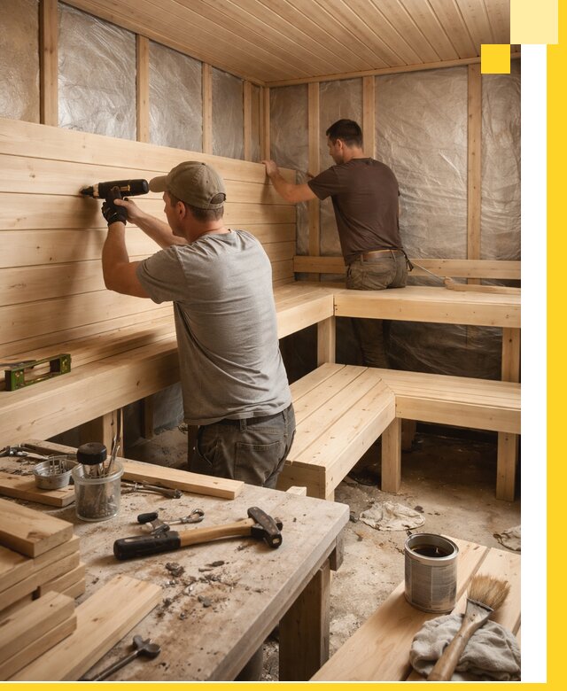 Профессиональная отделка бань и саун под ключ в Шадринске