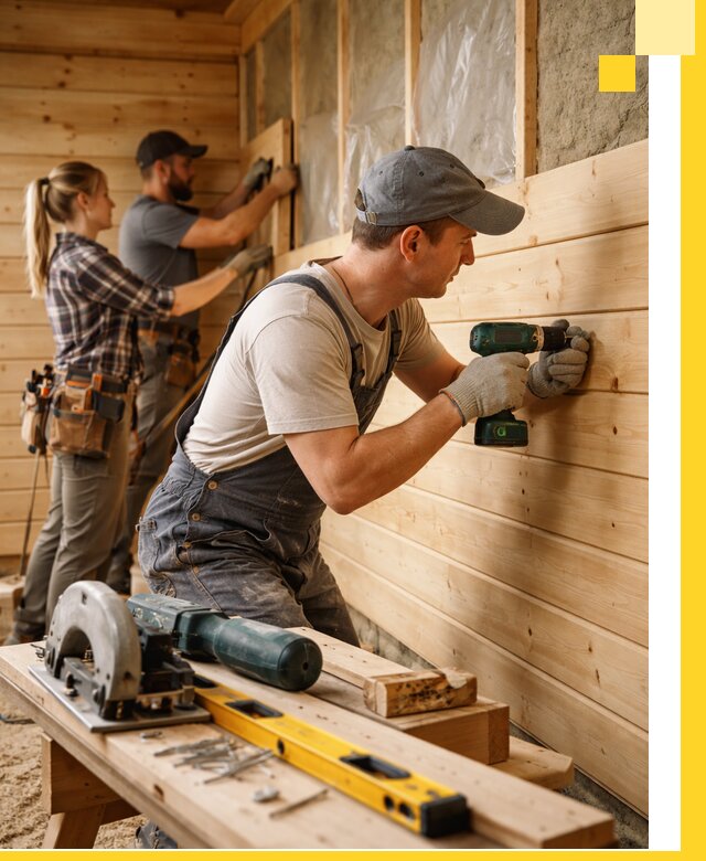 Обшивка бань под ключ в Шадринске: отделка стен и потолков