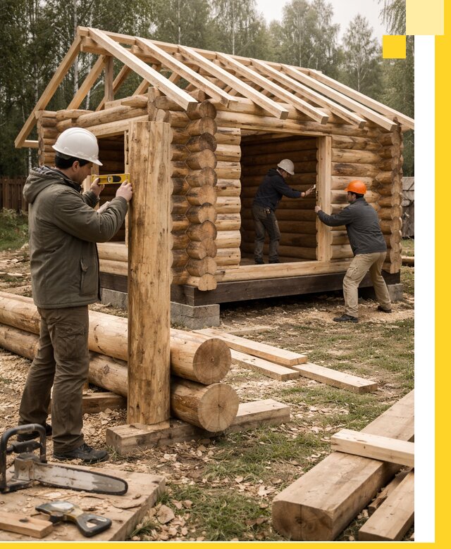 Строительство бань для дачи под ключ в Шадринске с доставкой и монтажом