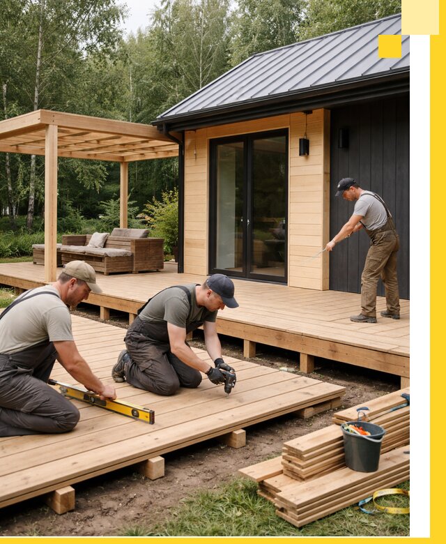 Строительство бань с террасой и бассейном под ключ в Шадринске