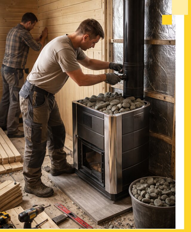 Проектирование и строительство парилок для бани в Шадринске под ключ