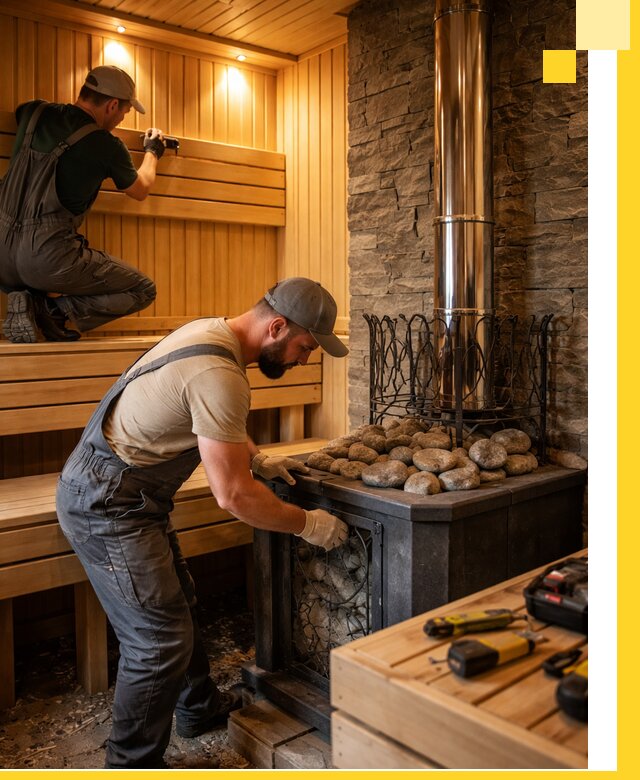 Комплексный дизайн бань, саун и зон отдыха в Шадринске