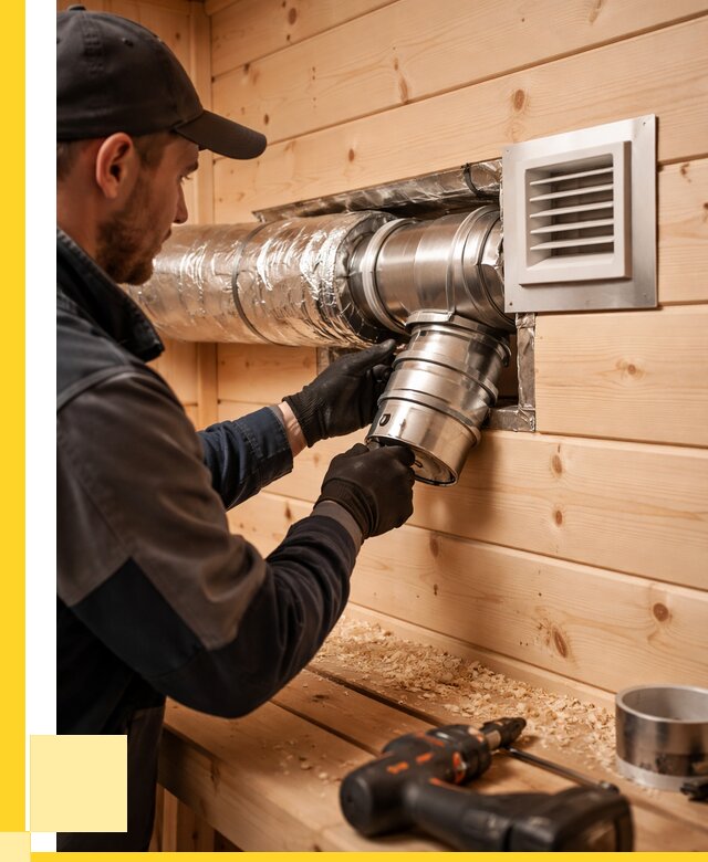 Монтаж вентиляции бани в Шадринске от 12409 р. | ЭриданШдр