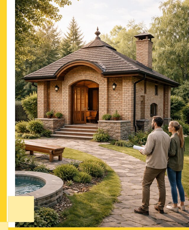 Проект кирпичной бани в Шадринске от 31023 р. | ЭриданШдр