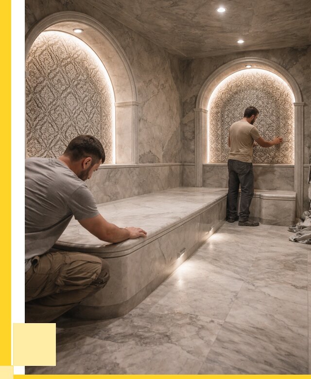 Турецкие бани под ключ в Шадринске от 258525 р. | ЭриданШдр