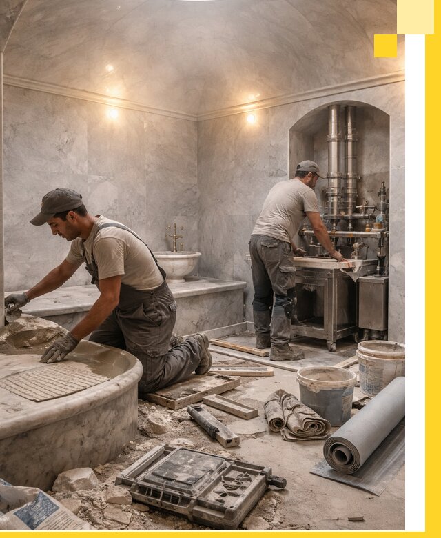 Строительство турецких бань хаммам под ключ в Шадринске