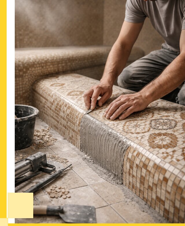 Плитка для хамама под ключ в Шадринске от 3619 р. | ЭриданШдр