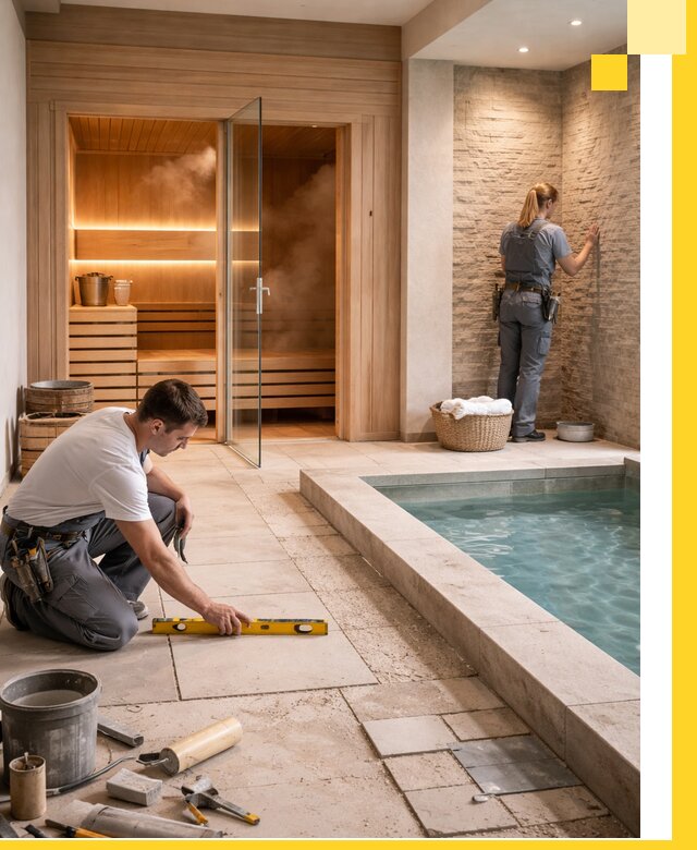 Комплексный дизайн и отделка интерьеров SPA под ключ в Шадринске